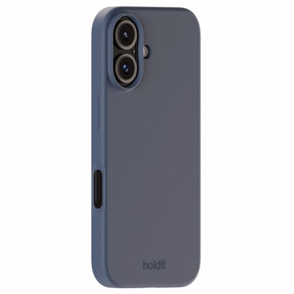 Holdit Silicone Case für das iPhone 16 - Pacific Blue