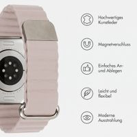 imoshion Magnetisches Kunstlederarmband für Apple Watch | 38/40/41/42 mm - Beige
