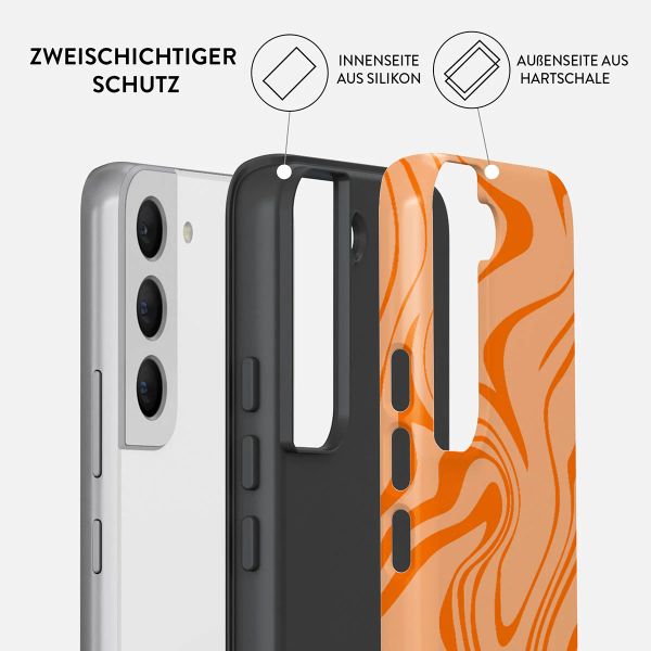 Burga Tough Back Cover für das Samsung Galaxy S22 - High Vibrations