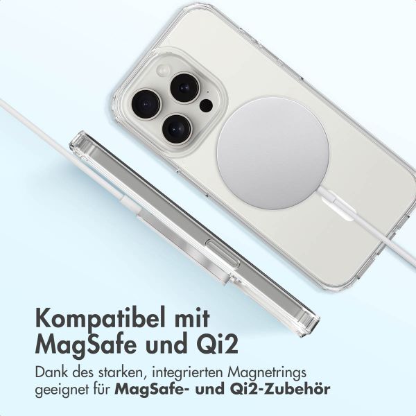 Accezz Xtreme Impact Backcover mit MagSafe Apple iPhone 15 Pro - Transparent