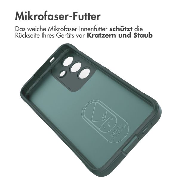 imoshion EasyGrip Back Cover für das Samsung Galaxy S24 - Dunkelgrün