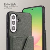 Selencia Sera HandyHülle mit Kordel und Umschlag-Kartenhalter Samsung Galaxy A57 (5G) - Sage Green
