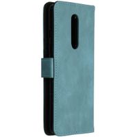 imoshion Luxuriöse Klapphülle Hellblau OnePlus 8