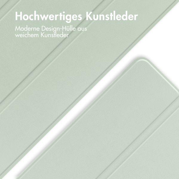 imoshion Trifold Klapphülle Apple iPad 9 (2021) 10.2 Zoll / iPad 8 (2020) 10.2 Zoll / iPad 7 (2019) 10.2 Zoll - Hellgrün