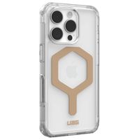 UAG Plyo Backcover MagSafe für das iPhone 16 Pro - Ice / Gold