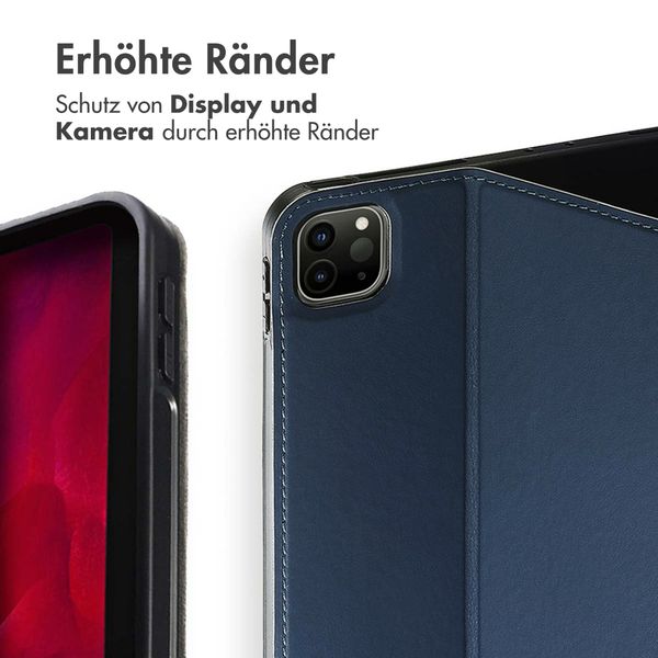 Accezz Classic Klapphülle Apple iPad Pro 11 (2022 / 2021 / 2020 / 2018) - Dunkelblau