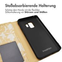 imoshion ﻿Design Klapphülle für das Samsung Galaxy S9 - Yellow Flowers