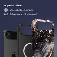 Selencia Vivid Rückabdeckung mit MagSafe Apple iPhone Air - Chic Marble Black