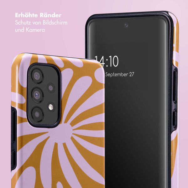 Selencia Vivid Back Cover Samsung Galaxy A53 - Modern Bloom Pink