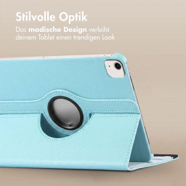 imoshion 360° drehbare Klapphülle Apple iPad Air 13 Zoll (2026) M4 / (2025) M3 / (2024) M2 - Hellblau
