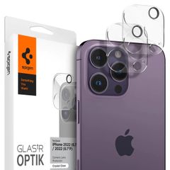 Spigen Glas.tR EZFit Optik Linsen Protektor 2er-Pack für das Apple iPhone 14 Pro / 14 Pro Max