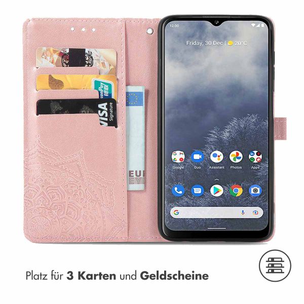 imoshion Mandala Klapphülle für das Nokia G60 - Rose Gold