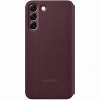 Samsung Original Clear View Cover Klapphülle für das Galaxy S22 Plus - Burgundy