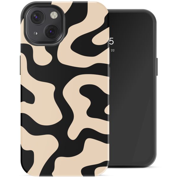 Selencia Vivid Rückabdeckung mit MagSafe Apple iPhone 13 - Art Wave Black