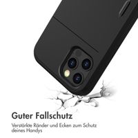 imoshion Backcover mit Kartenfach Apple iPhone 12 Pro Max - Schwarz
