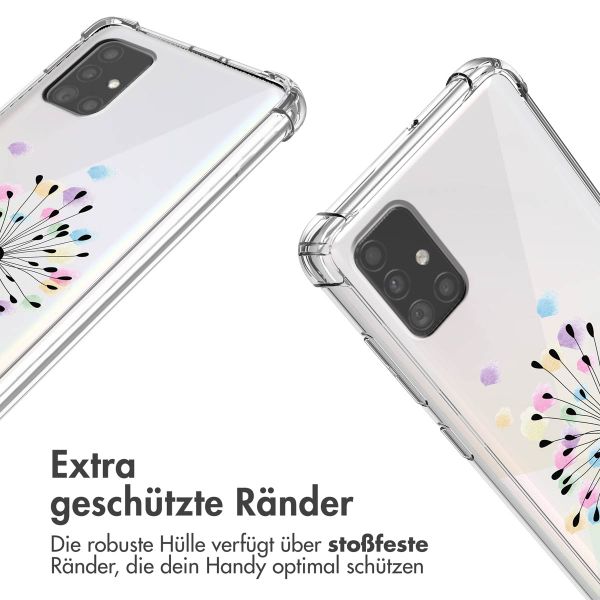 imoshion Design Hülle mit Band Samsung Galaxy A51 - Sandstone Dandelion