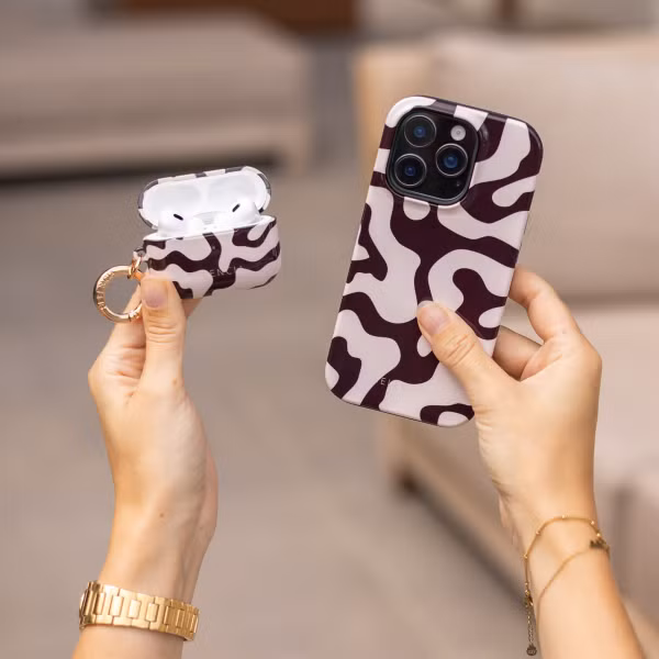 Selencia Vivid Case Apple AirPods Pro - Art Wave Black