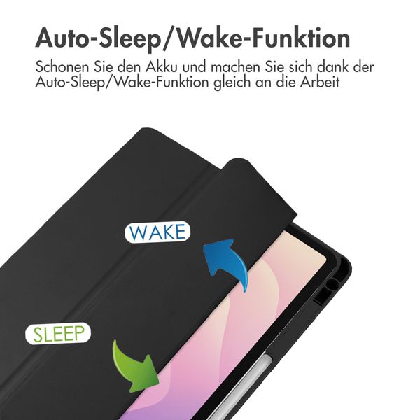 imoshion Trifold Hardcase Klapphülle Samsung Galaxy Tab S11 - Schwarz