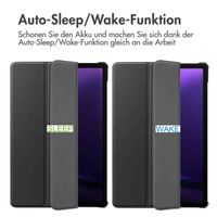 imoshion Trifold Klapphülle Samsung Galaxy Tab S9 11.0 Zoll / Tab S10 FE / S9 FE 10.9 Zoll - Schwarz