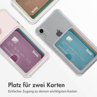 imoshion Soft Case Back Cover mit Kartenhalter für das iPhone Xr - Transparent