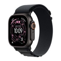 Apple Alpine Loop Armband für  Apple Watch | 44/45/46/49 mm - Größe L - Black / Black Titanium