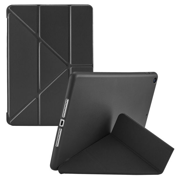 imoshion Origami Klapphülle für das iPad 9 (2021) 10.2 Zoll / iPad 8 (2020) 10.2 Zoll / iPad 7 (2019) 10.2 Zoll - Schwarz