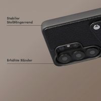 Selencia Riva Back Cover mit Kartenfach Samsung Galaxy S26 Ultra - Black