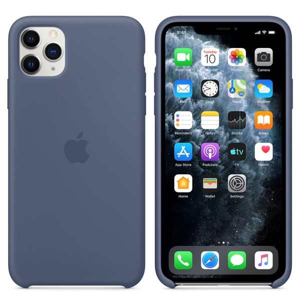 Apple Silikon-Case Alaskan Blue für das Apple iPhone 11 Pro Max