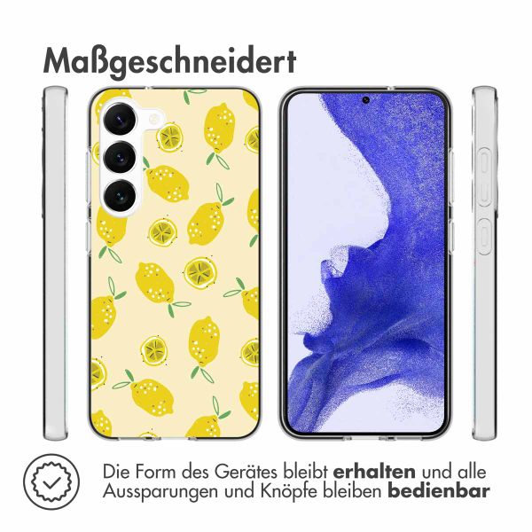 imoshion Design Hülle Samsung Galaxy S23 Plus - Lemons