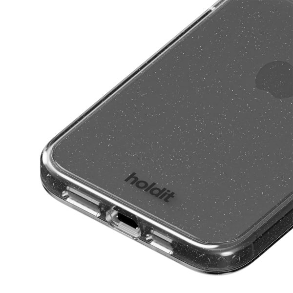 Holdit Glitzer Case Apple iPhone 15 Pro - Schwarz