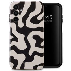 Selencia Vivid Back Cover Samsung Galaxy A15 (5G/4G) - Art Wave Black