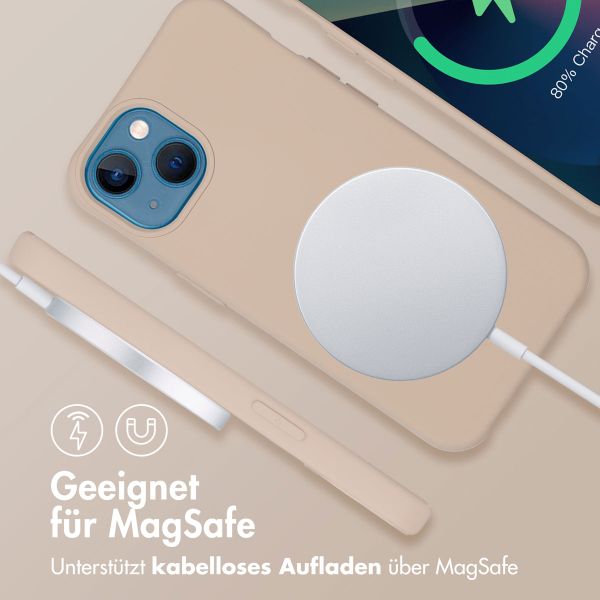 imoshion Color Backcover mit abtrennbarem Band MagSafe für das iPhone 13 - Nude