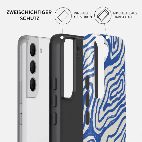 Burga Tough Back Cover für das Samsung Galaxy S22 - Seven Seas