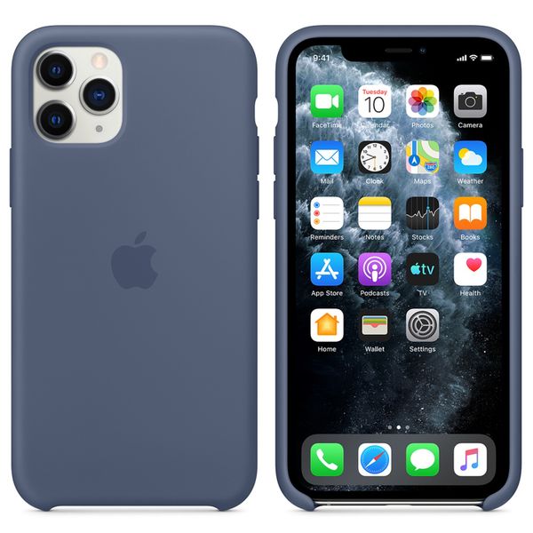 Apple Silikon-Case Alaskan Blue für das Apple iPhone 11 Pro