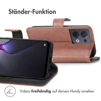 imoshion Luxuriöse Klapphülle für das Oppo Reno 8 5G - Braun