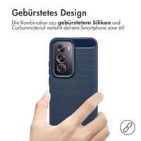 imoshion Brushed Back Cover für das Oppo Reno 12 Pro - Dunkelblau