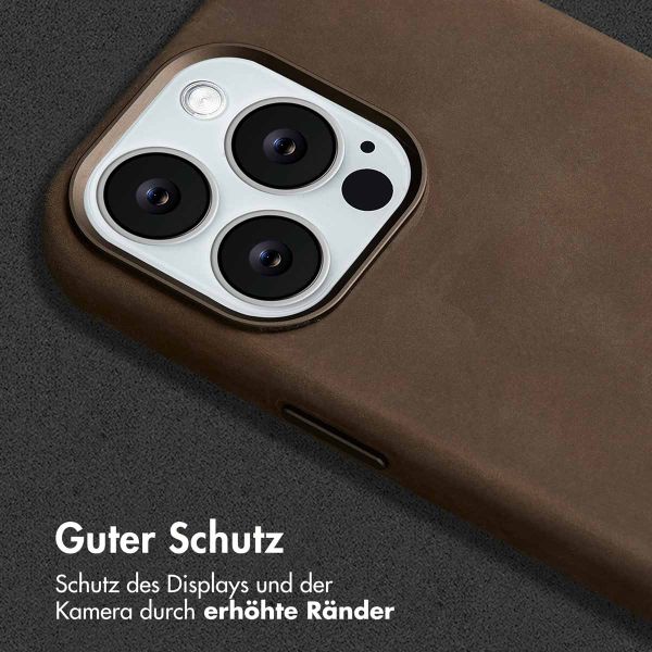 Accezz Vintage Leather Magsafe Backcover Apple iPhone 13 Pro - Rustic Brown