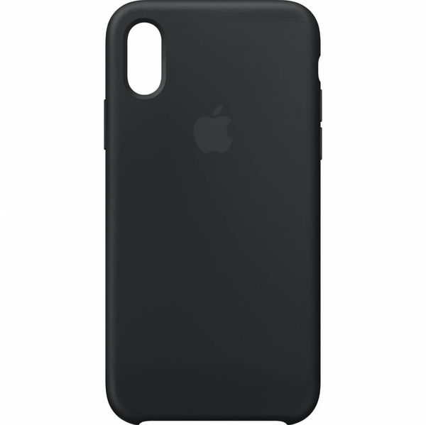 Apple Silikon-Case Schwarz für das Apple iPhone Xs / X
