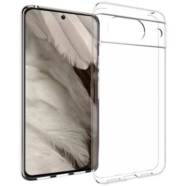 Accezz TPU Clear Cover für das Google Pixel 8 - Transparent