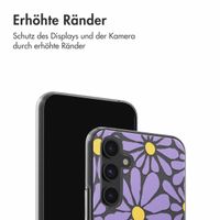 imoshion  Design Hülle für das Samsung Galaxy A54 - Tropical Violet Flowers Connect