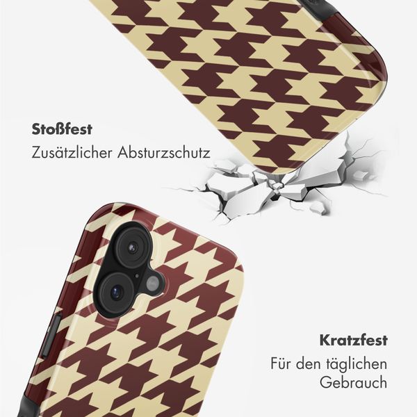 Selencia Vivid Rückabdeckung mit MagSafe Apple iPhone 17 - Pied-de-Poule