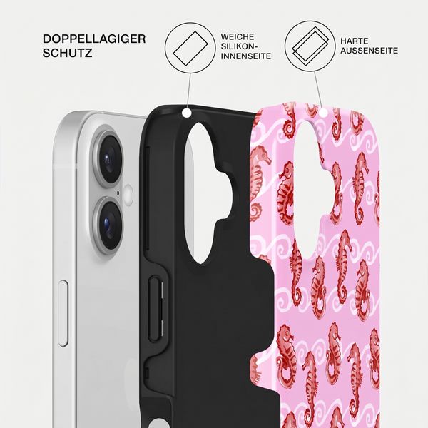 Burga Tough Back Cover MagSafe Apple iPhone 16 - Coral Reef