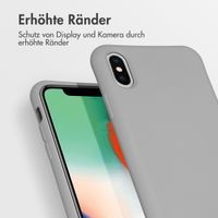 imoshion Color Backcover mit abtrennbarem Band Apple iPhone X / Xs - Grau