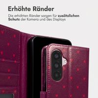 imoshion Design Klapphülle Samsung Galaxy A56 - Crush Check Coral Dust