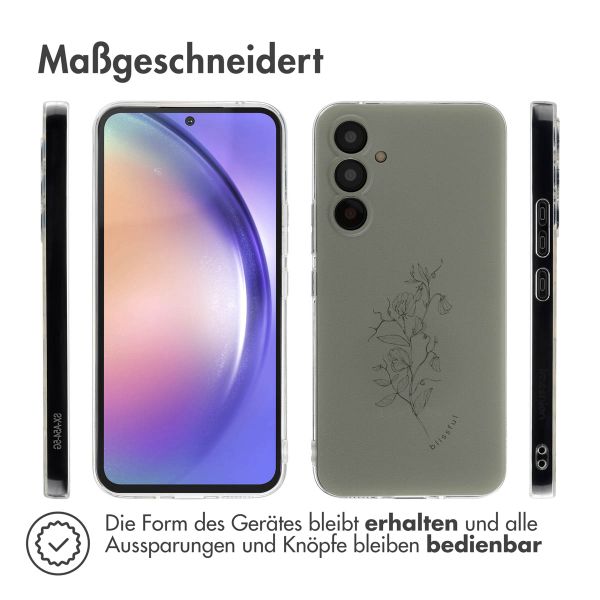 imoshion Design Hülle Samsung Galaxy A54 (5G) - Floral Green