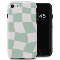 Selencia Vivid Back Cover für das iPhone SE (2022 / 2020) / 8 / 7 / 6(s) - Groovy Sage Green