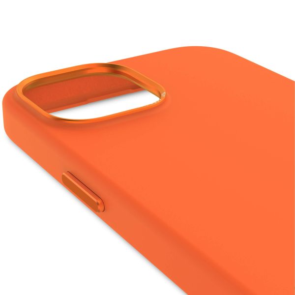 Decoded Silikon-Case MagSafe für das iPhone 15 - Orange