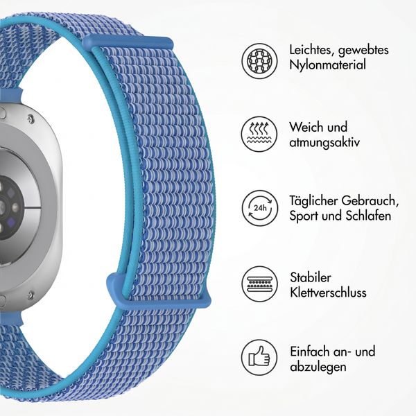 imoshion Nylonarmband für Samsung Galaxy Watch Ultra (2024/2025) - Marine Blue