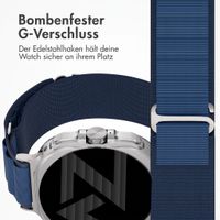 Accezz Nylon Alpine Armband für Samsung Galaxy Watch Ultra 2 (2026) / Ultra (2024/2025) - Dark Blue