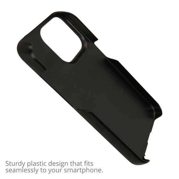 Gestalte deine eigene iPhone 15 Pro Hardcase Hülle - Schwarz